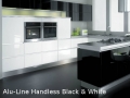 Futura black + white gloss