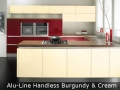 Futura burgundy + cream gloss